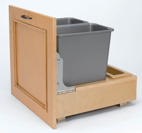 Double Bottom Mount Rev-A-Motion™ Wood Waste Containers - Image 3