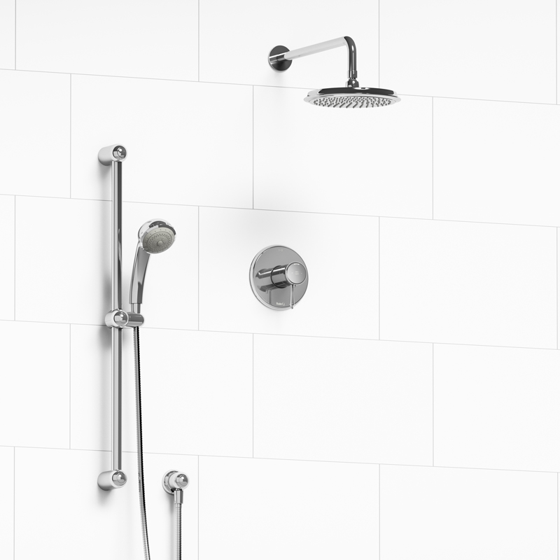 Georgian - Type T/P ½" coaxial 2-way system with hand shower and shower head - KIT#323GN - Image 3