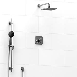 Salome - Type T/P ½" coaxial 2-way system with hand shower and shower head - KIT#323SA