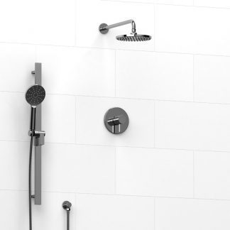 Silhouette - Type T/P ½" coaxial 2-way system with hand shower and shower head - KIT#323SHTM