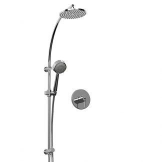 Duo System with Valve Type T/P (Thermostatic/Pressure Balance) Coaxial 2-Way - KIT#923CSTM