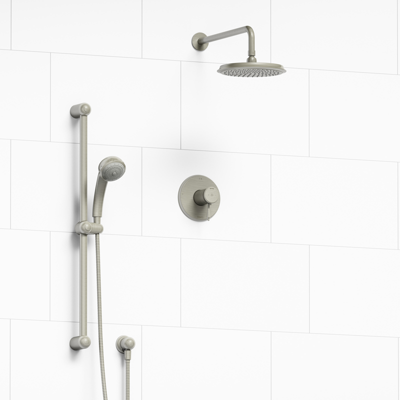 Georgian - Type T/P ½" coaxial 2-way system with hand shower and shower head - KIT#323GN - Image 2