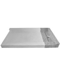 Double Threshold TileMe Shower Base (TMSBDTLD)