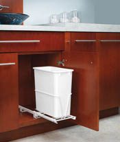 Single Dual Configuration Pullout Waste Containers