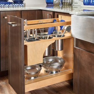 Base Cabinet Pullout Knife/Utensil Base Organizer Blumotion Soft-Close Sink & Base Accessories
