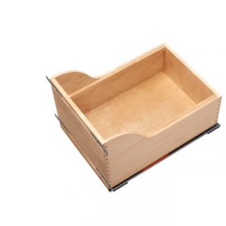 Double Soft-Close w/ Tandem Heavy Duty Slides Inset Waste Containers