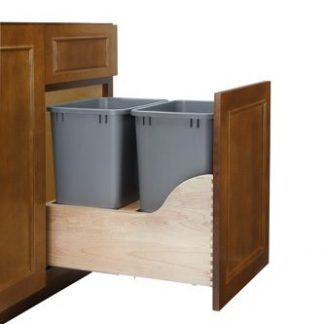Double Soft-Close w/ Blum Movento Slides Waste Containers