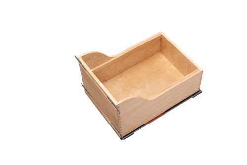 Double Soft-Close w/ Tandem Heavy Duty Slides Inset Waste Containers