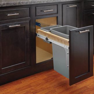 Double Top Mount Inset Wood Waste Containers