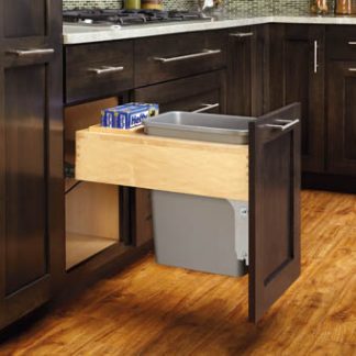 Single Top Mount Rev-A-Motion™ Wood Waste Containers