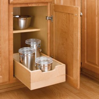 Base Cabinet Pullout Single Wood Basket Sink & Base Accessories