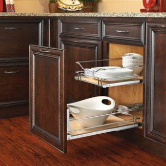 Base Cabinet Pullout Maple Pullout Basket Sink & Base Accessories