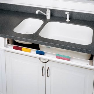 Tip-Out Tray Slim Cut-To-Size with 1 Pair Soft-Close Hinges/End Caps Sink & Base Accessories