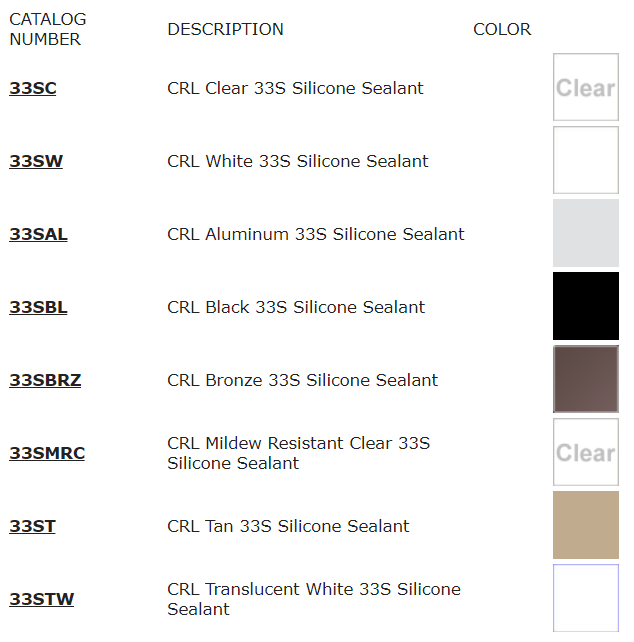 CRL 33S Silicone Sealant - Image 2