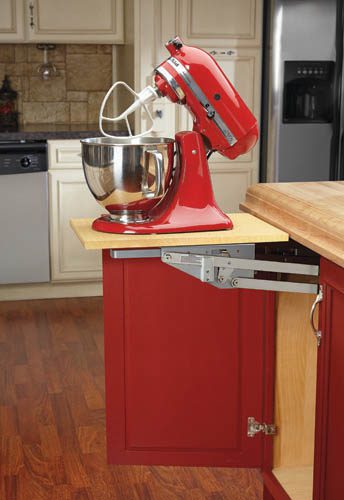 Mixer/Appliance Lift Mechanism without Shelf Sink & Base Accessories