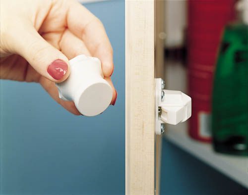 Cabinet Lock Security System with 5 Locks and 2 Keys Sink & Base Accessories - Image 3