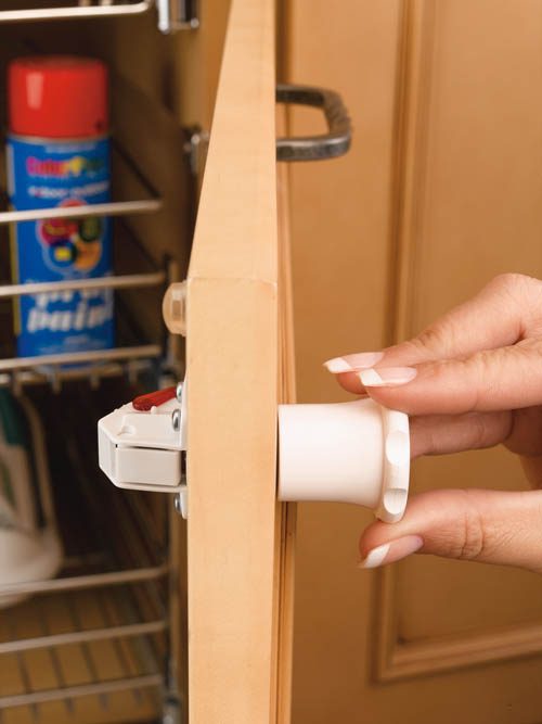 Cabinet Lock Security System with 5 Locks and 2 Keys Sink & Base Accessories - Image 5