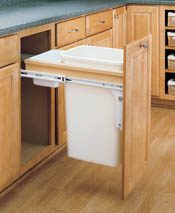 Single Top Mount for 15" Opening Waste Containers