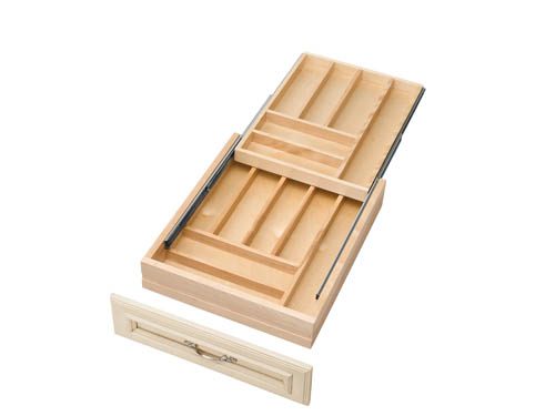 Complete System Two-Tier Soft-Close Cutlery Organizer to Replace Existing Drawers - Image 2