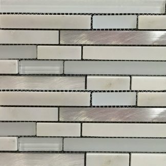 Bianco Caramel Steel Artemis 12"x12"