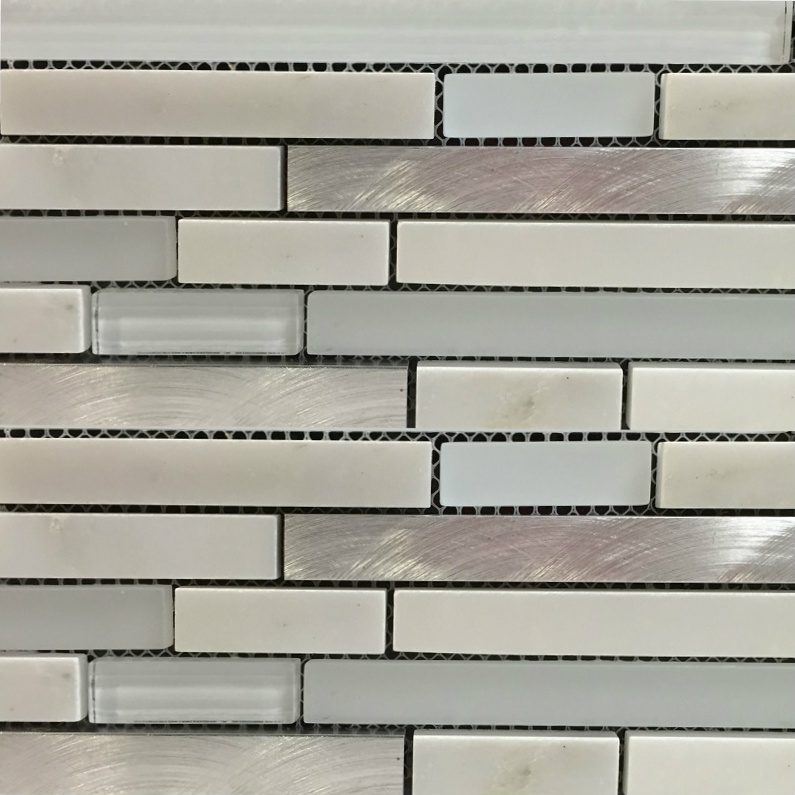Bianco Caramel Steel Artemis 12"x12"