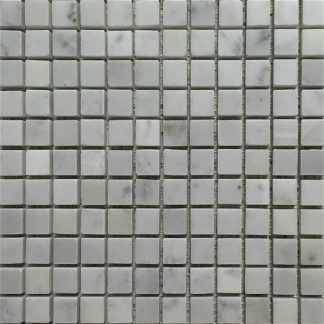 Bianco Carrara 5/8x5/8 Polished 12"x12"
