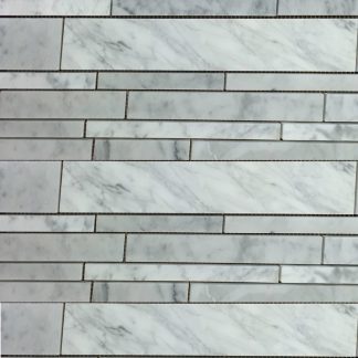 Bianco Carrara Plank 6"x24"