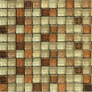 Bronze Glass 12"x12"