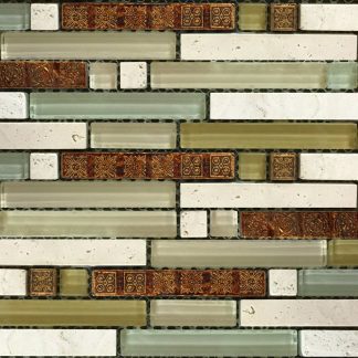 Creme Glass Artemis 12"x12"