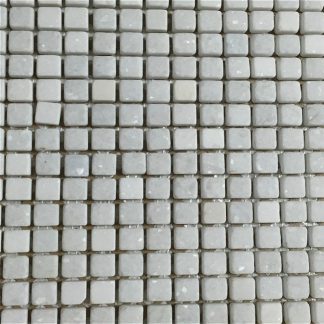 Crystal White 5/8x5/8 Honed 12"x12"