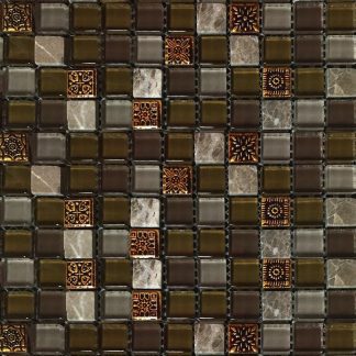 Emperado Dark Glass 12"x12"
