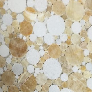 Honey Onyx Crystal White Apollo 12"x12"