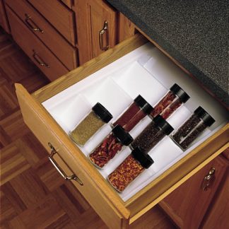 Cut-To-Size Insert Spice Organizer for Drawers