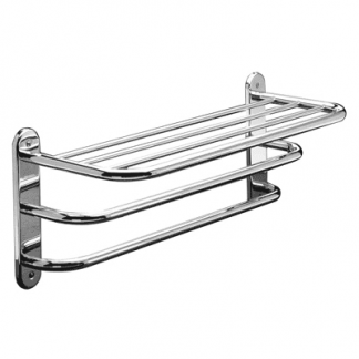 Taymor 24" Towel Shelf with Double Bar