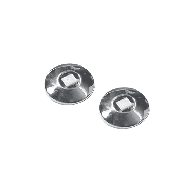 Taymor Round Concealed Mount Shower Rod Flanges