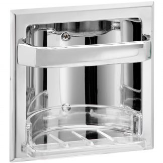 SUNGLOW - Recessed Soap Holder with Utility Bar