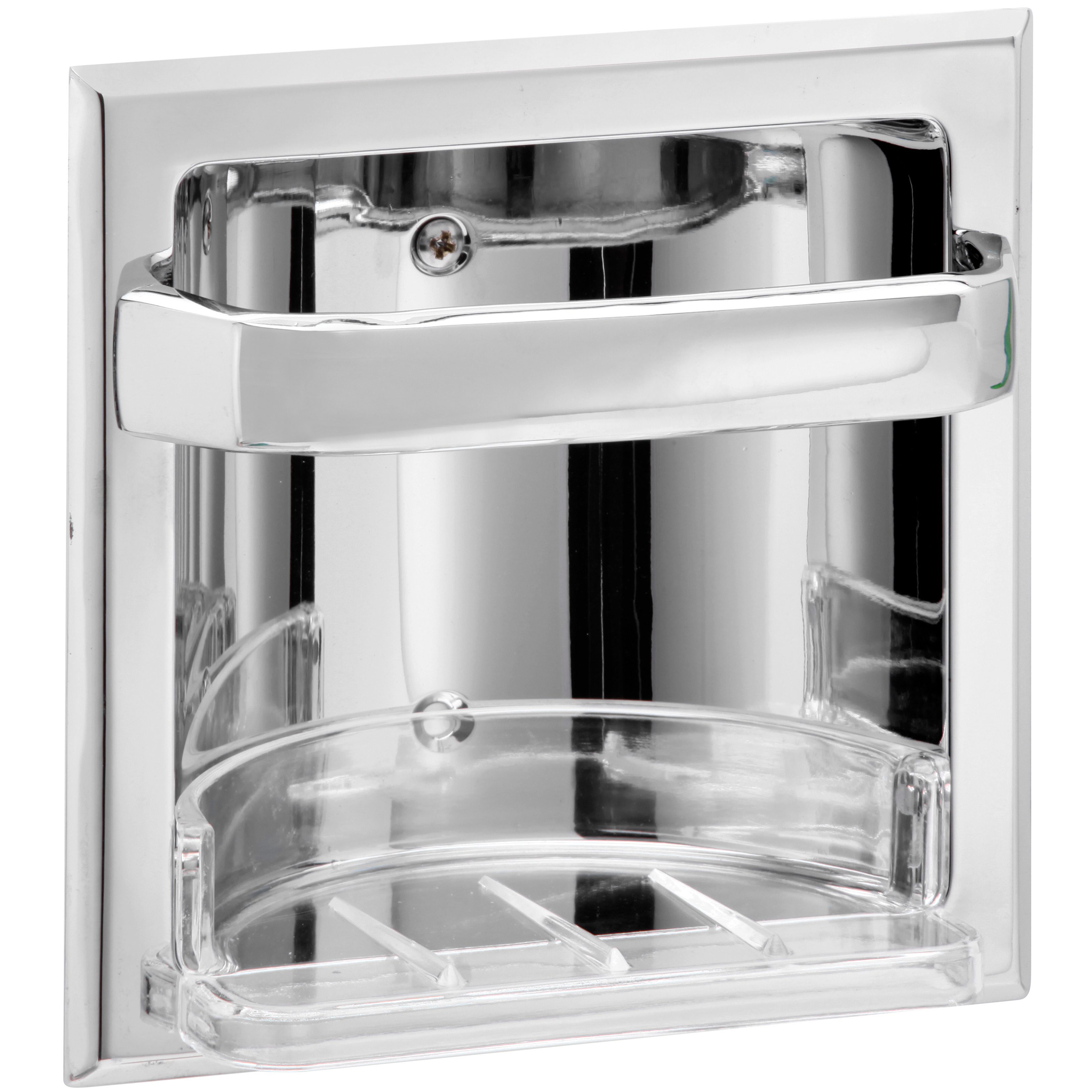 SUNGLOW - Recessed Soap Holder with Utility Bar
