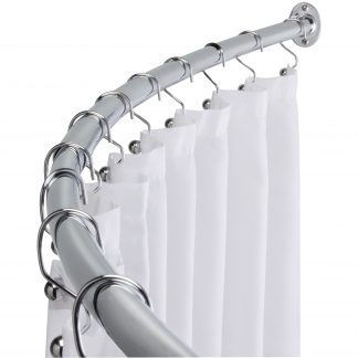 Taymor Adjustable Curved Shower Rods