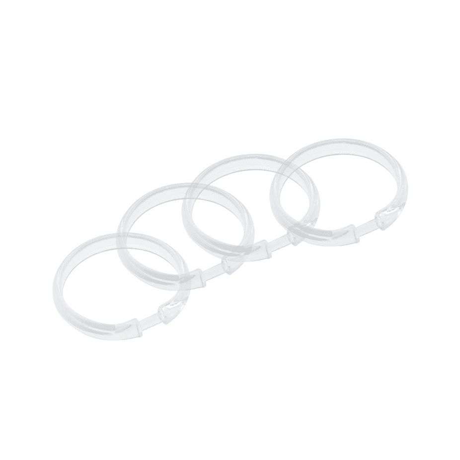 Taymor Plastic Shower Curtain Rings
