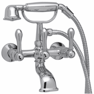 VICTORIA - Wall or Tub Mount Faucet With Handheld Shower
