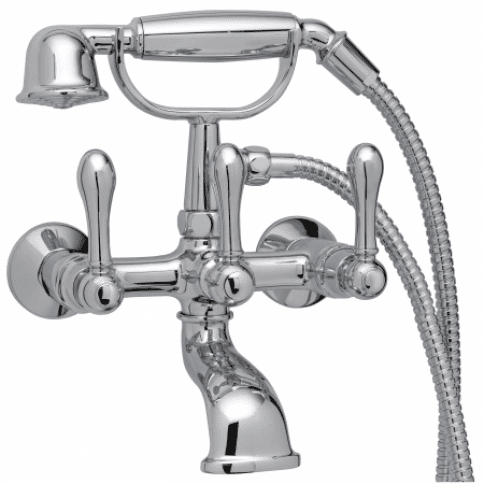 VICTORIA - Wall or Tub Mount Faucet With Handheld Shower