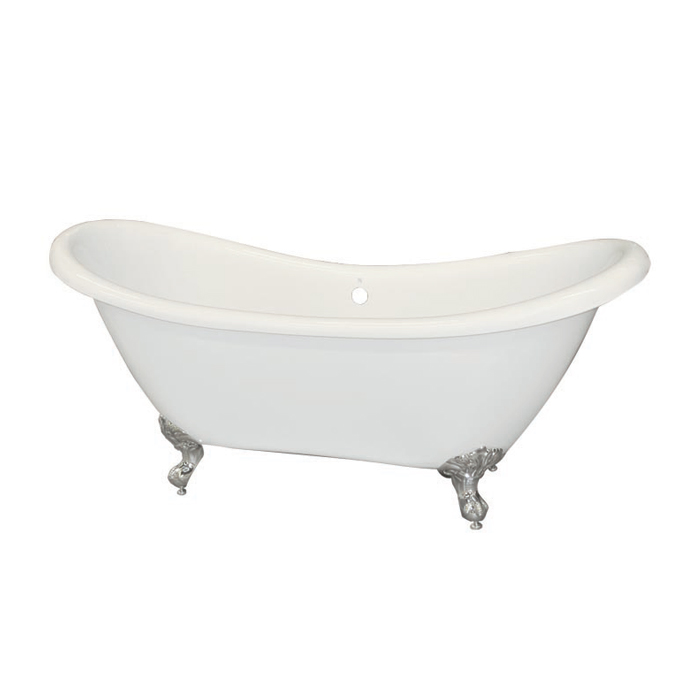 Slipper Acrylic Freestanding Bathtub