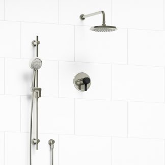 Momenti - Type T/P ½" coaxial 2-way system with hand shower and shower head - KIT#323MMRDJ