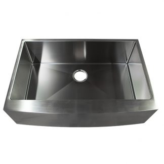 10° Radius Apron Single Bowl