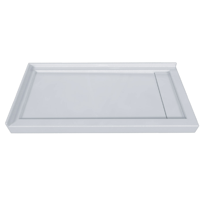 Colour Me Double Threshold Linear Drain Shower Base (SBLDDT)