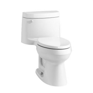 Cimarron® Comfort Height® one-piece elongated 1.28 gpf toilet with AquaPiston® flush technology and left-hand trip lever - K-3828