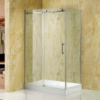 Corner Shower Enclosure with 1 Sliding Door