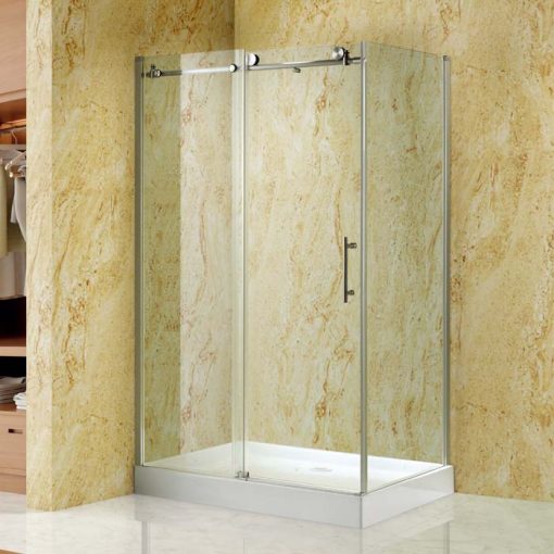 Corner Shower Enclosure with 1 Sliding Door