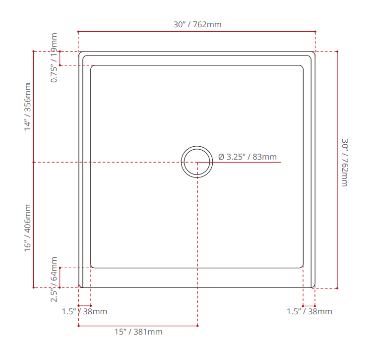 Single Threshold Shower Base (SBST) - Image 3