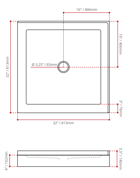 Double Threshold Shower Base (SBDT) - Image 2